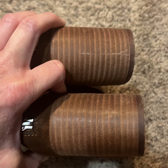 Aqua brown suede booties (size 6.5) - Picture 6 of 8